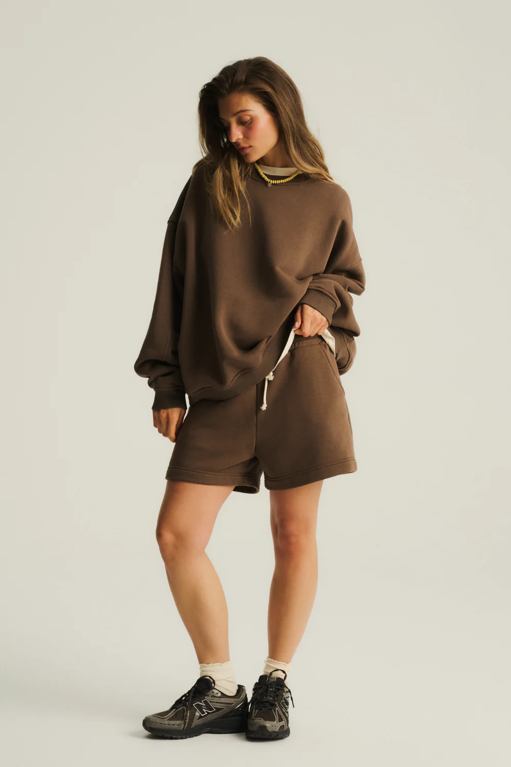 Bluza Jumbo Softened Choc Delight - Image 11