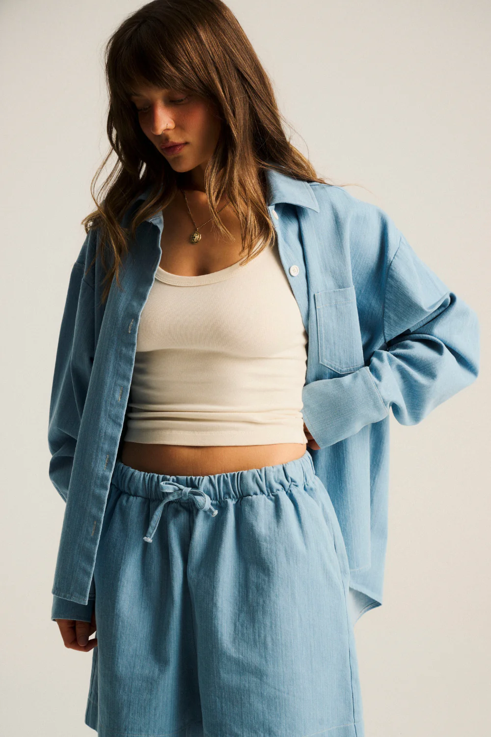 Szorty Palermo Denim Light Blue - Image 4