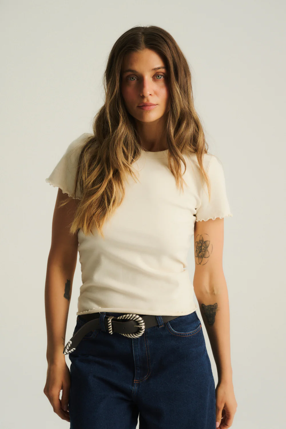 T-shirt Oscar Softened Cream - Image 4