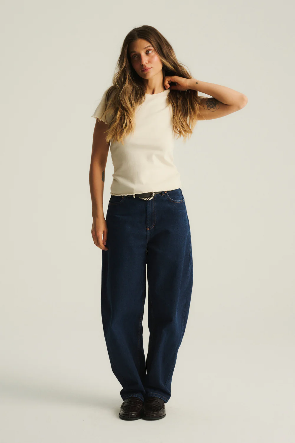 T-shirt Oscar Softened Cream - Image 9