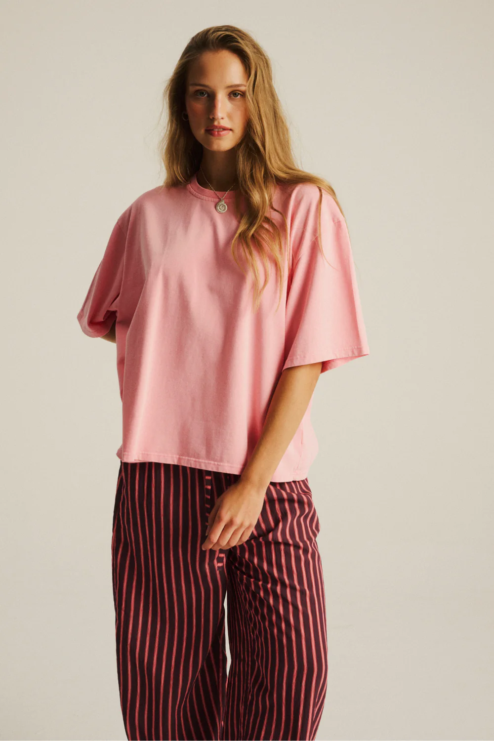 T-shirt Piper Medium Vintage Candy Pink
