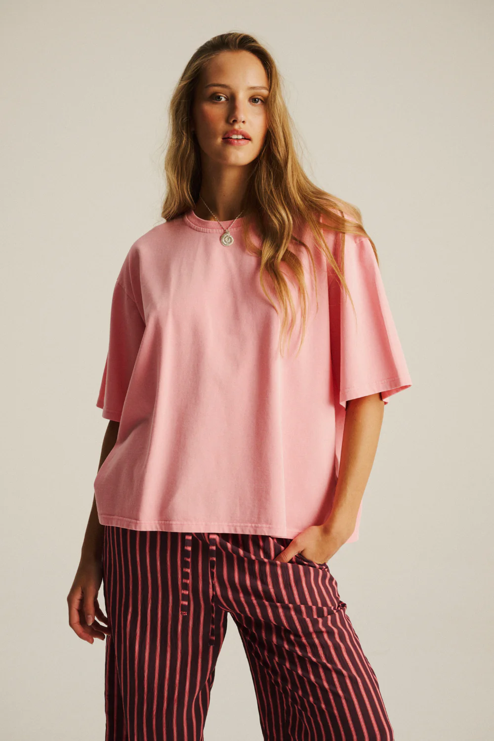 T-shirt Piper Medium Vintage Candy Pink - Image 3