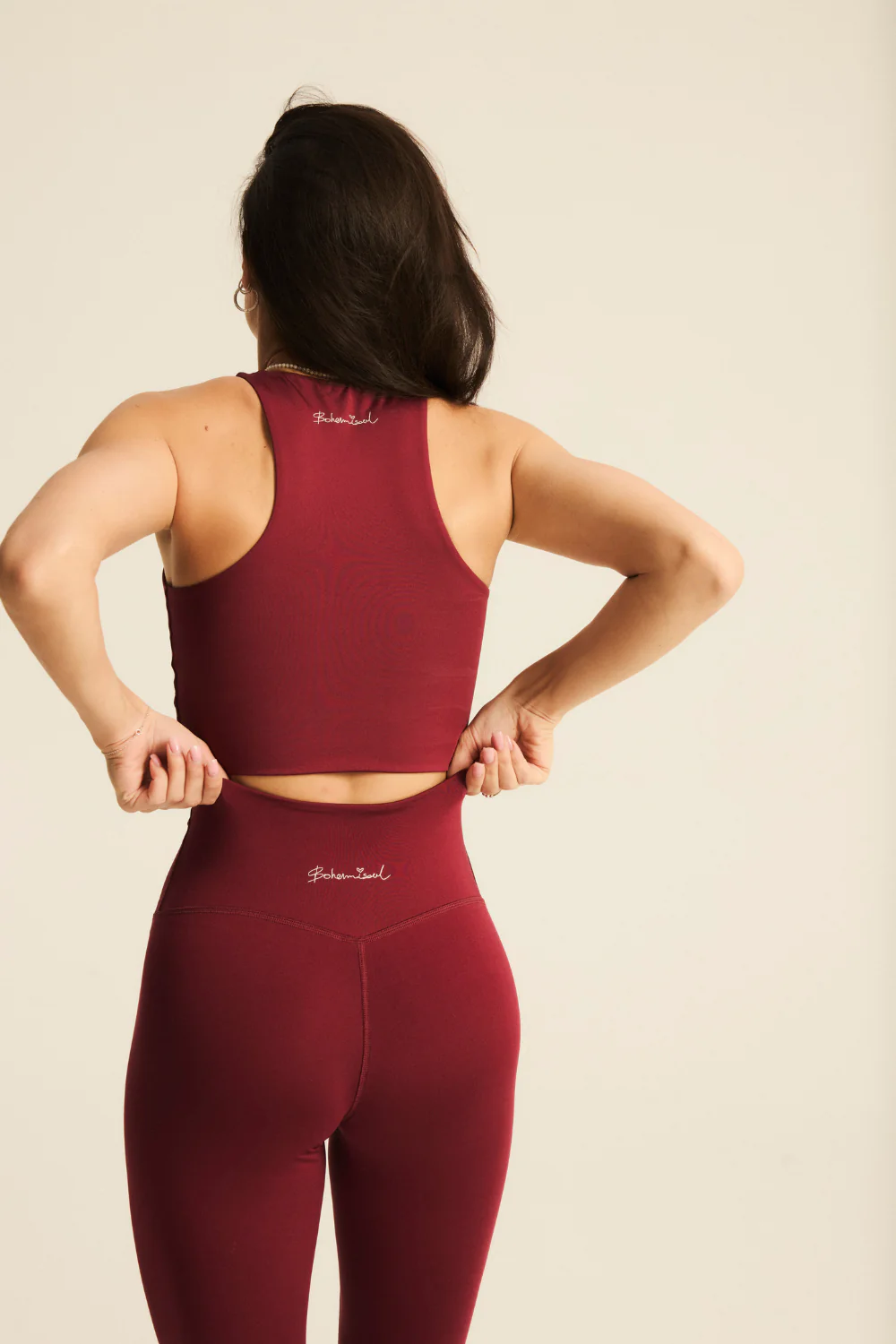 Tank Top Active Asana Burgundy - Image 10