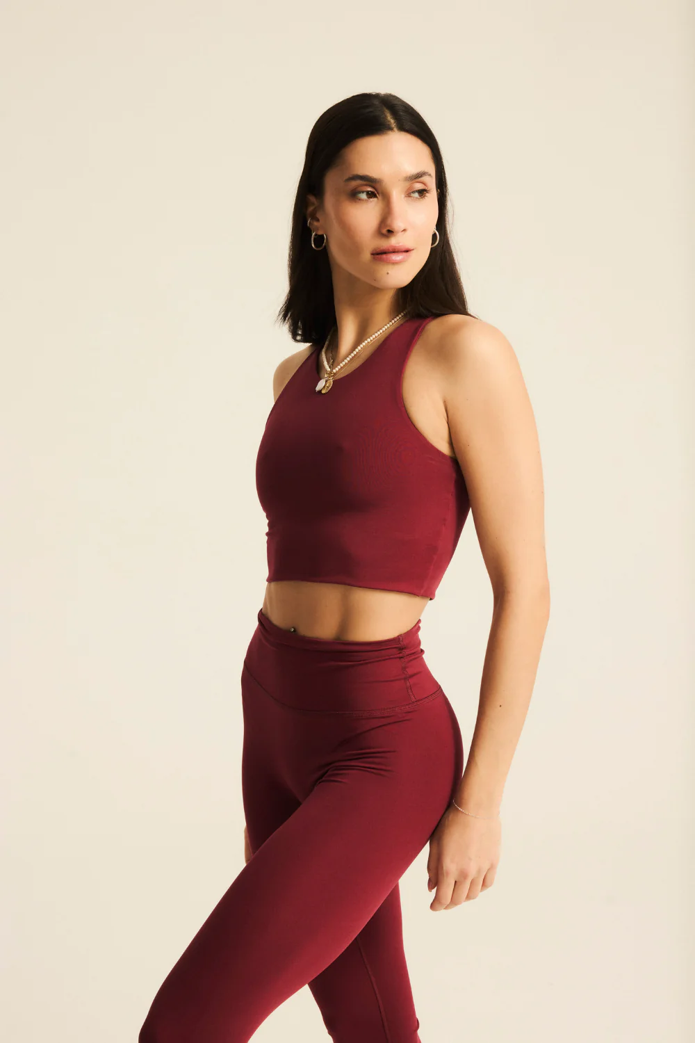 Tank Top Active Asana Burgundy - Image 5