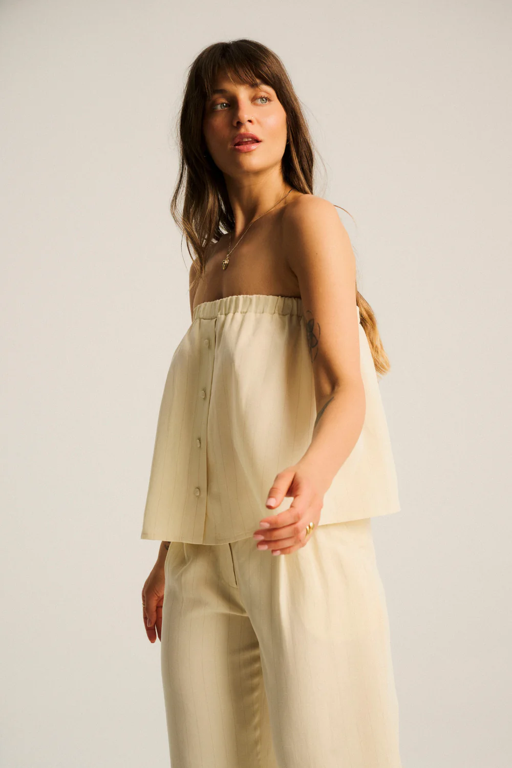 Top Debra Butter Striped - Image 3
