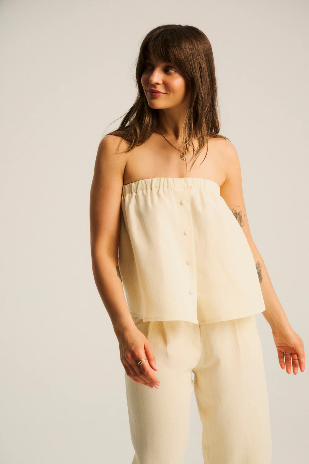 Top Debra Butter Striped - Image 4
