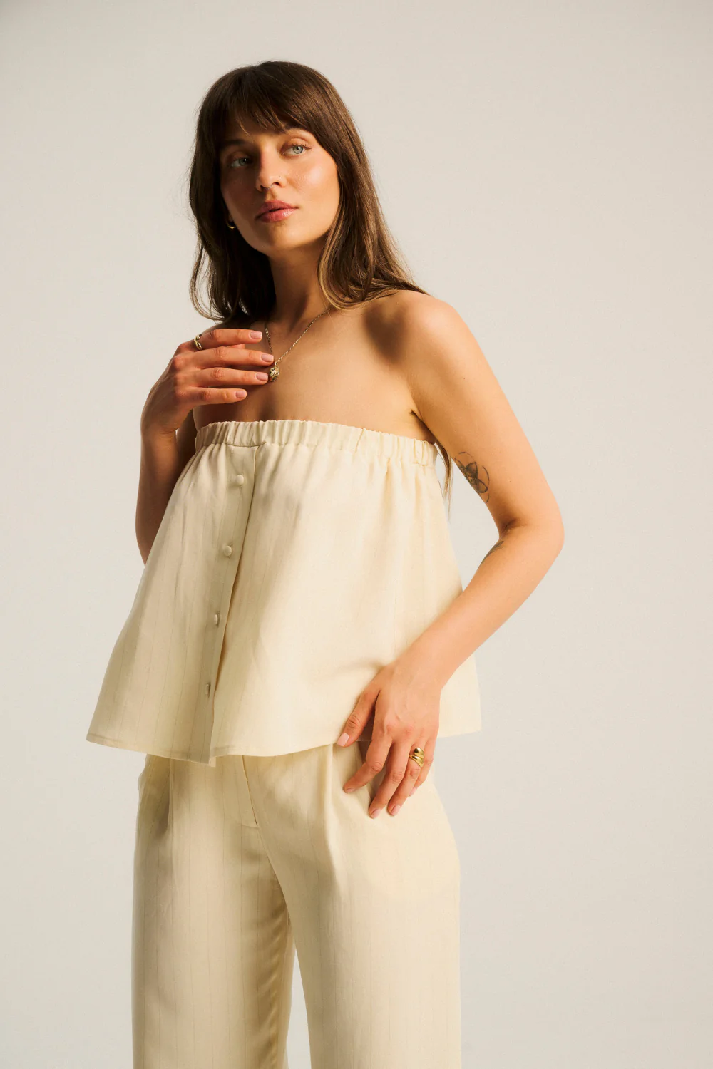 Top Debra Butter Striped - Image 5