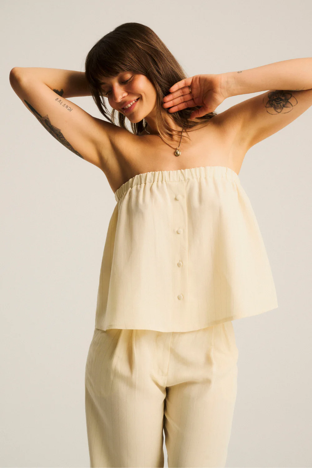 Top Debra Butter Striped - Image 6