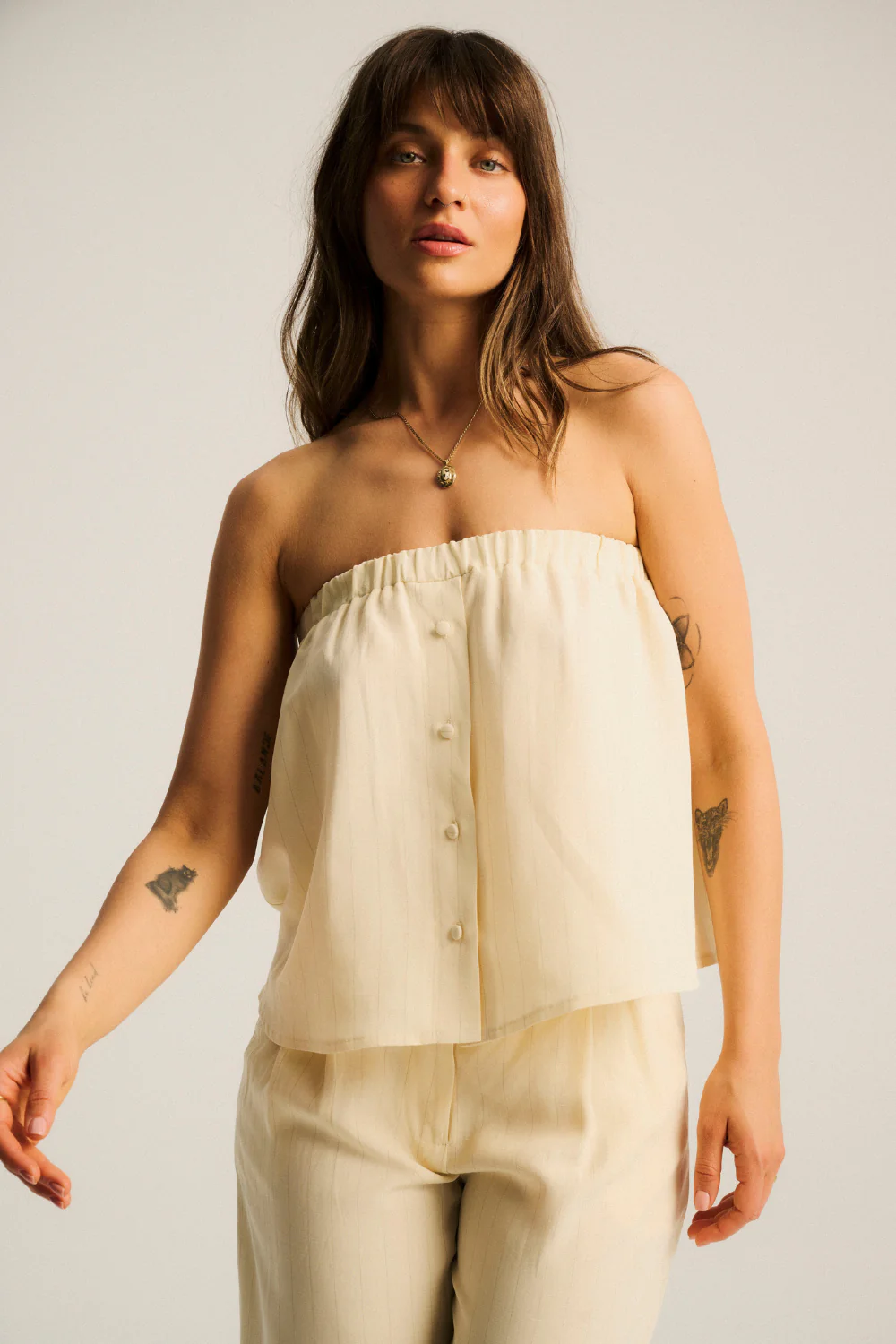 Top Debra Butter Striped - Image 7