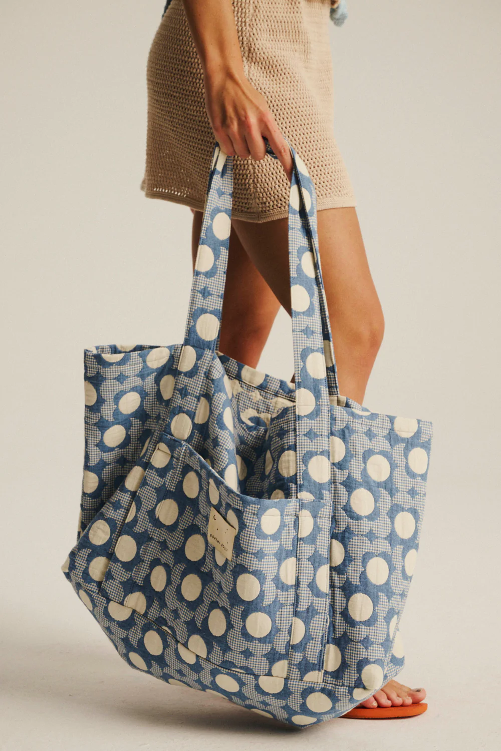 Torba Riviera Blue Flowers